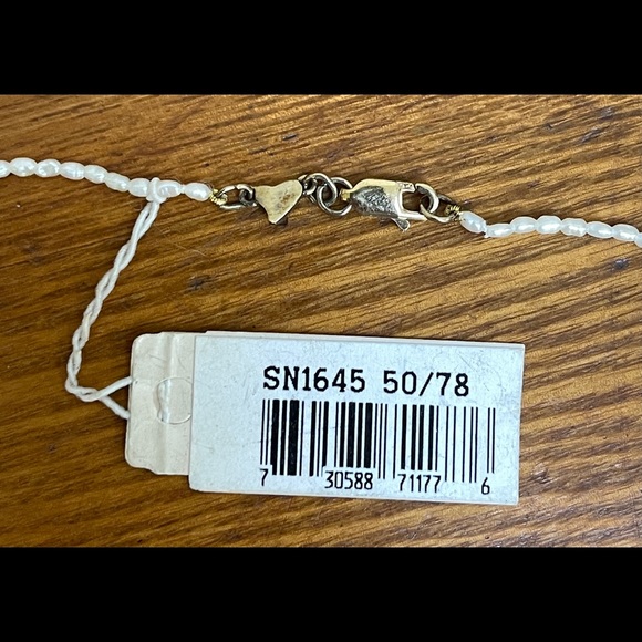 Carolee Seed Pearl/ Silver Necklace - Picture 5 of 6